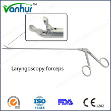 Surgical Instruments Stainless Steel 230mm Laryngoscopy Forceps